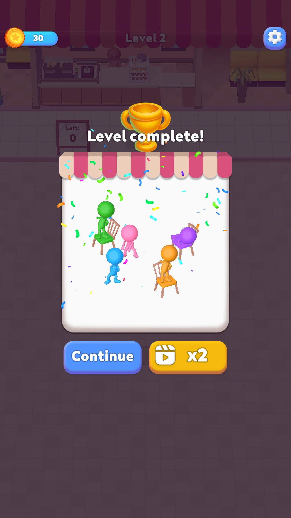 Chair Jam: Crowd Sort Puzzle screenshot